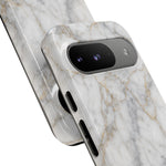 White Marble Pattern Phone Case | Tough Cover