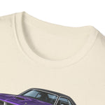 1970 Cuda purple car T-Shirt | Classic Muscle Car Tee