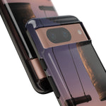 Temple Bell Sunset Phone Case Japan Zen Tough Case