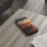 C8 Desert Highway Sunset Phone Case Tough Case for Corvette Drivers