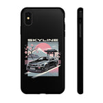 R34 Skyline GT-R Sakura Mountain JDM Tough Phone Case Gift