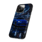 Skyline GT-R R34 Bayside Blue Tokyo Night Art Tough Phone Case