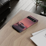 White FD RX-7 Blush Pink Sky Tough Case