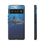 Tiger Shark Phone Case, Dappled Blue Water Tough Cover