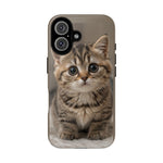 Munchkin Kitten Phone Case, Macro Close-Up Portrait Cover