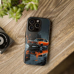 1966 GTO Orange Rainy City Tough Phone Case Cover Gift Art