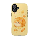 Orange Tabby Loaf Kawaii Chibi Pet Cat Art Tough Phone Case