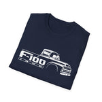1956 F100 Classic 1950s Pickup Truck Name Badge Classic Car T-Shirt Fan Gift