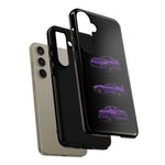 MK4 Supra Phone Case Purple, Three-View Vector Cover
