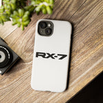 RX-7 Logo Phone Case for JDM Fans, Tough Protective Cover