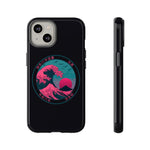 Great Dream Wave Circular Badge Vaporwave Phone Case – Japanese Aesthetic