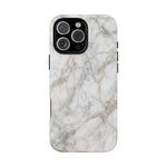White Marble Pattern Phone Case | Tough Cover
