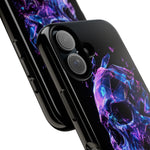 Holographic Skull Phone Case, Shattered Glass Iridescent Cover
