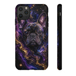 French Bulldog Galaxy Marble Art Tough Phone Case