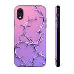 Chrome Thorn Vine Phone Case Vaporwave Tough Cover