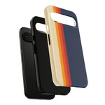 Retro Rainbow Stripe Phone Case | Tough Phone Case