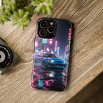Skyline GT-R Tokyo Rain JDM Night Art Tough Phone Case