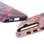 Floating Pool Deck Phone Case, Pastel Cloud 3D Render Cover
