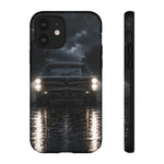 Vintage Muscle Car in Rain 1966 GTO phone case | Tough Cases