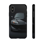 Black S2000 Low-Key Minimal Tough Phone Case for JDM Fans