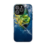 Mahi Mahi Phone Case, Saltwater Fishing Strike Tough Cover for Men