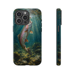 Rainbow Trout Take Phone Case Freshwater Fishing Gift for Anglers