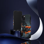 1966 GTO Orange Rainy City Tough Phone Case Cover Gift Art