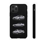 Silver Prelude Sports Coupe Tough Phone Case for JDM Fans