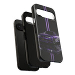 R33 Skyline Phone Case, Purple 97 JDM Sports Car Stripe Studio Cover