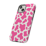 Pink Cow Print Tough Case | Phone Protective Hard cover