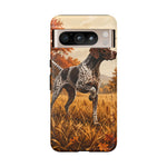German Shorthaired Pointer Pointing Art Tough Phone Case