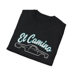 El Camino Shirt Vintage Muscle Truck | Classic Ute Car Script & Silhouette Retro Automotive T-Shirt