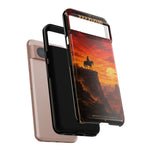Western Sunset Cowboy Phone Case | Rugged Protective Cover