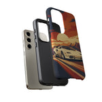 Retro Sunset Countach phone case | Sports car tough cover