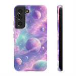 Pastel Galaxy Planet Vaporwave Art Tough Phone Case