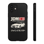 R34 Skyline GT-R JDM Rising Sun Tough Phone Case Cover Gift
