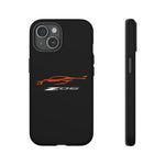 Orange C8 Z06 Phone Case for Chevy Fans, Tough Protective Cover