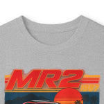 Red 1987 Toyota MR2 Collage Long Sleeve Tee | Retro JDM Sports Car