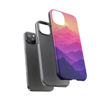 Pastel Mountain Haze Vaporwave Art Tough Phone Case