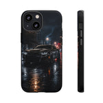 Black Camaro ZL1 Rainy Night Sports Car Phone Case | Tough Protective Cover