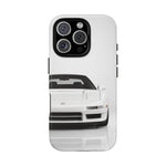 White NSX Phone Case, Retro 90s JDM Supercar Cover, Gift for Car Lovers