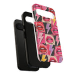 Pop Art Lips and Lightning Bolt Phone Case