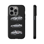 Silver Prelude Sports Coupe Tough Phone Case for JDM Fans