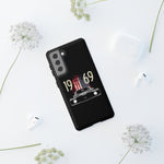 1969 Camaro SS American Flag Tough Phone Case Cover Gift Art
