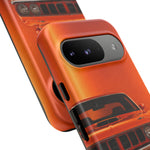 Orange Cuda Phone Case, 71 Classic Muscle Car Tough Cover