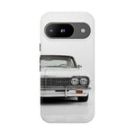 White Impala Phone Case, Classic 64 Lowrider Style Cover, Gift for Guys