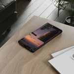 Temple Bell Sunset Phone Case Japan Zen Tough Case