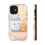 Milk Cookie Phone Case Cute Food Kawaii Tough Cover Gift Art