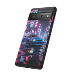 Skyline GT-R Tokyo Rain JDM Night Art Tough Phone Case
