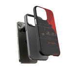 GNX Black Ember Red Tough Phone Case